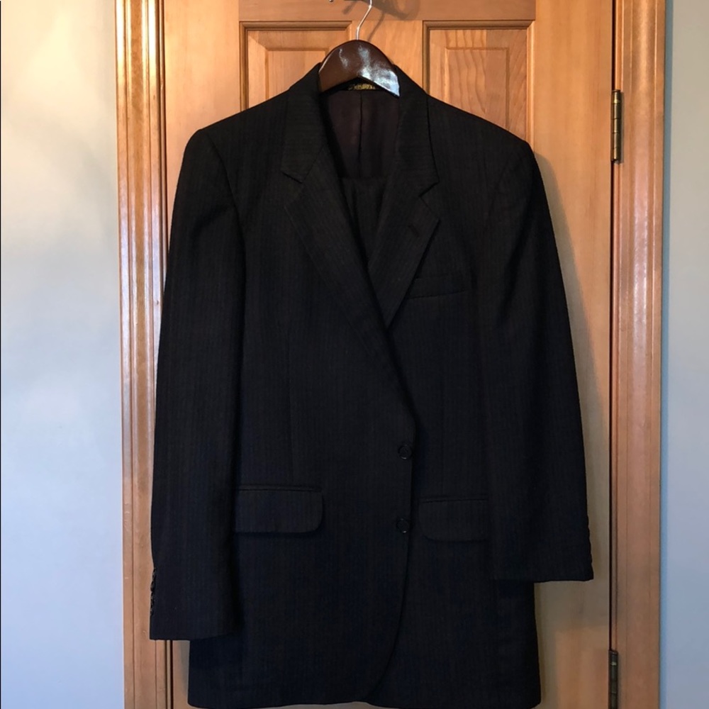 Saxs Fifth Avenue Mens Adolfo Suit 44R